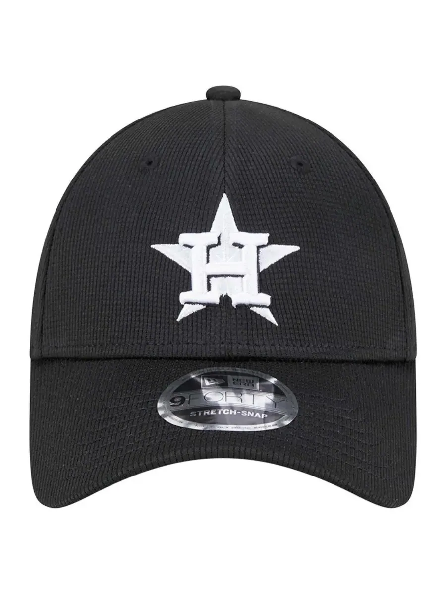 New Era Мужская черная регулируемая бейсболка Houston Astros Pivot 9FORTY — изображение 2 из 4, черный