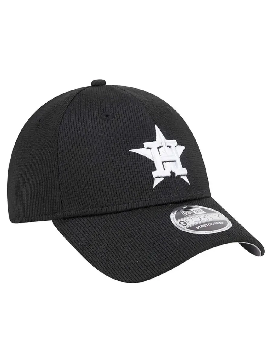 New Era Мужская черная регулируемая бейсболка Houston Astros Pivot 9FORTY — изображение 3 из 4, черный