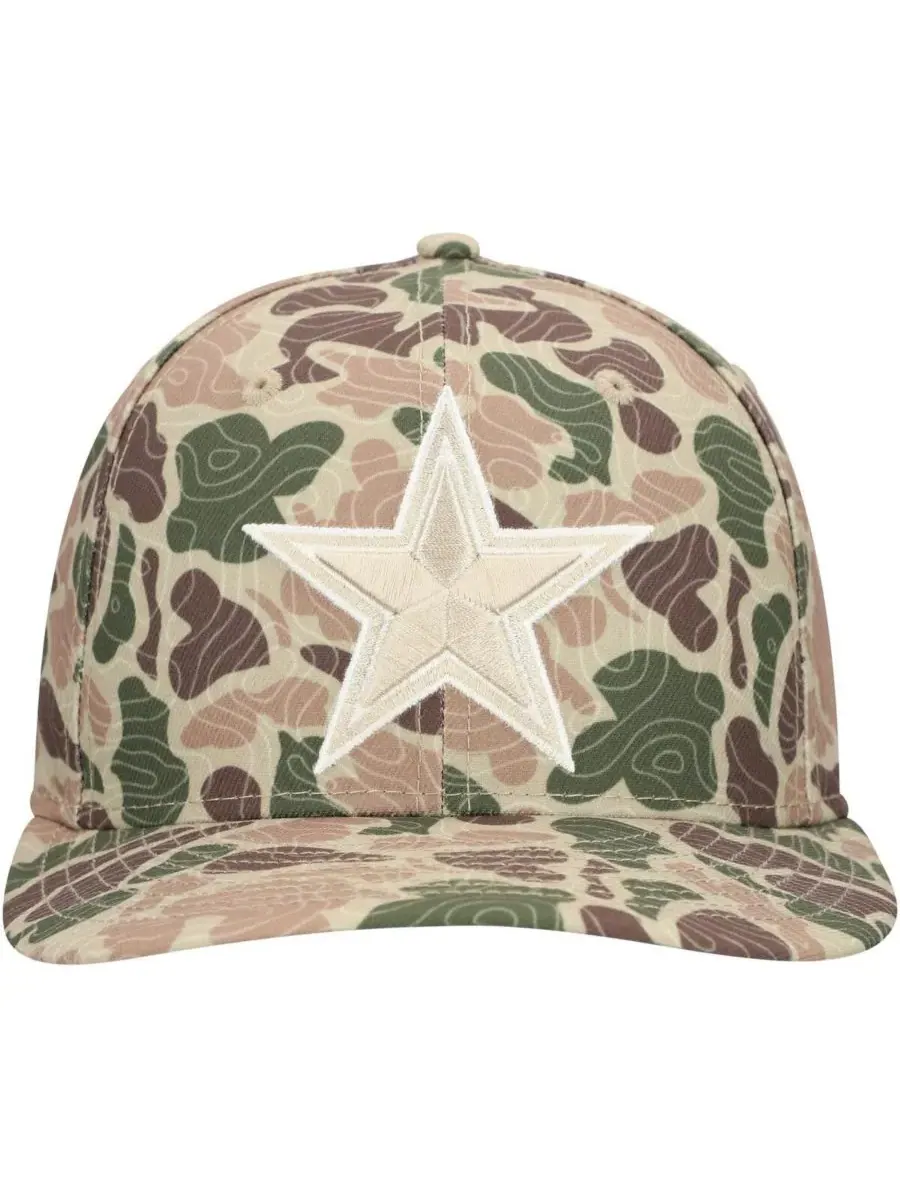 Мужская кепка Dallas Cowboys Geo Camo 59FIFTY Fitted Hat New Era — изображение 2 из 4, камуфляж