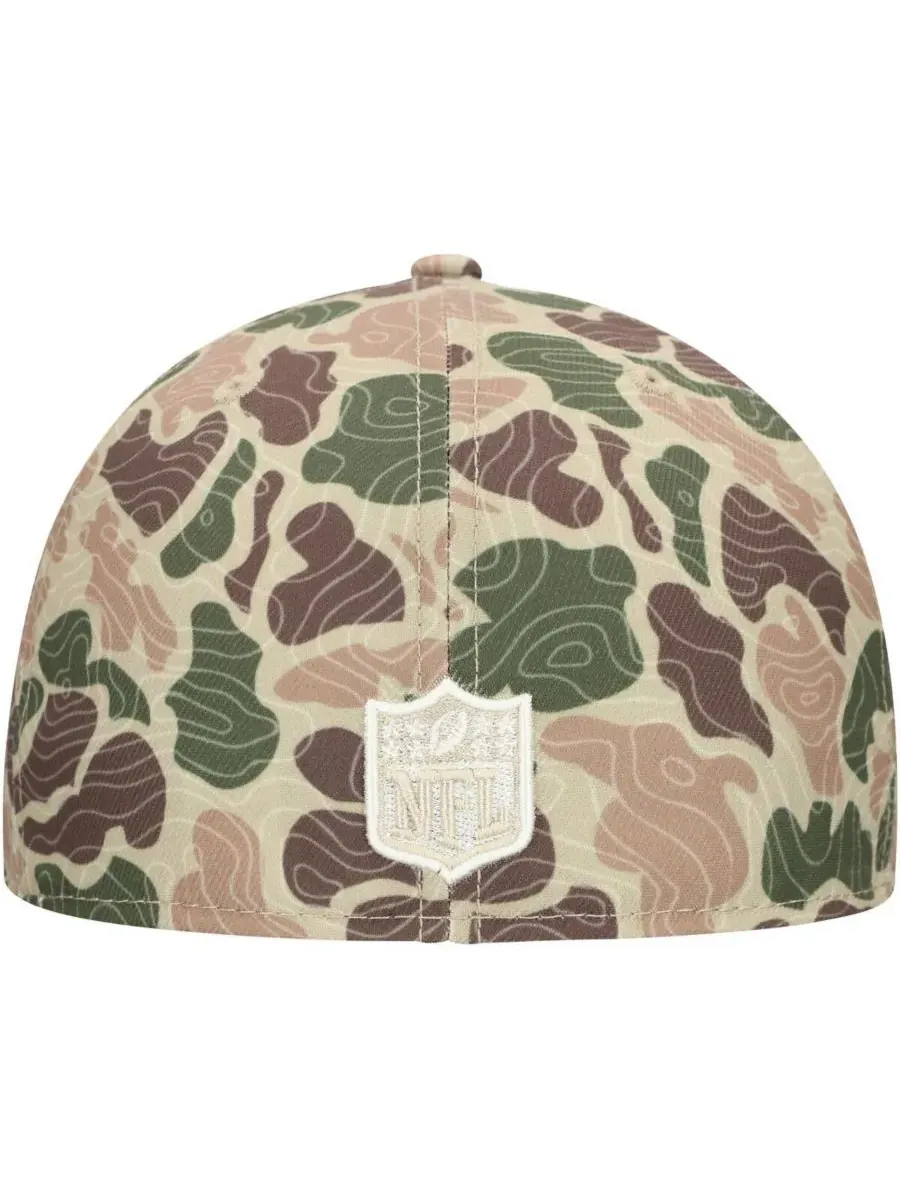 Мужская кепка Dallas Cowboys Geo Camo 59FIFTY Fitted Hat New Era — изображение 3 из 4, камуфляж