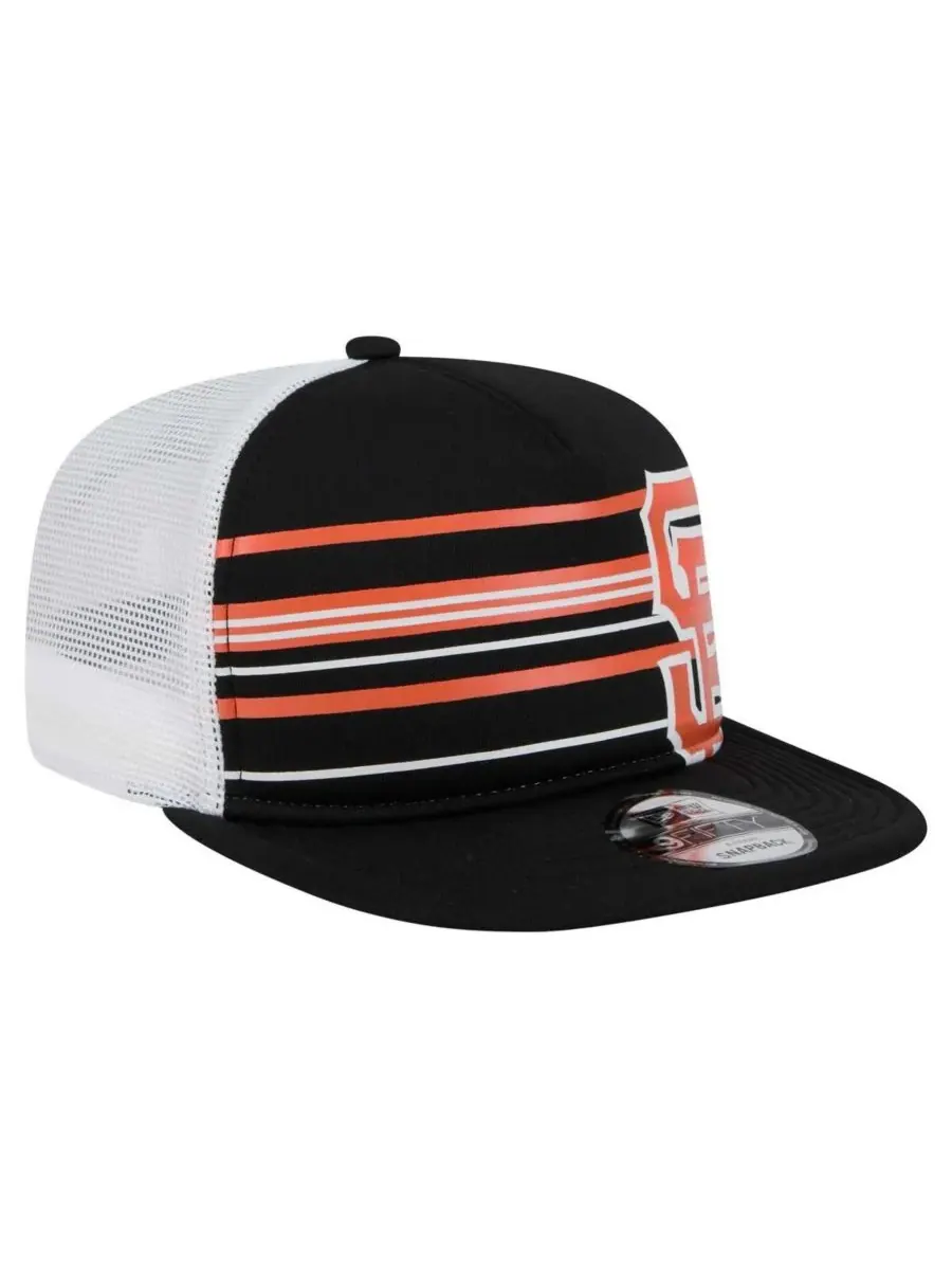 New Era Мужская черная бейсболка San Francisco Giants 9FIFTY A-Frame Trucker Snapback — изображение 4 из 5, черный