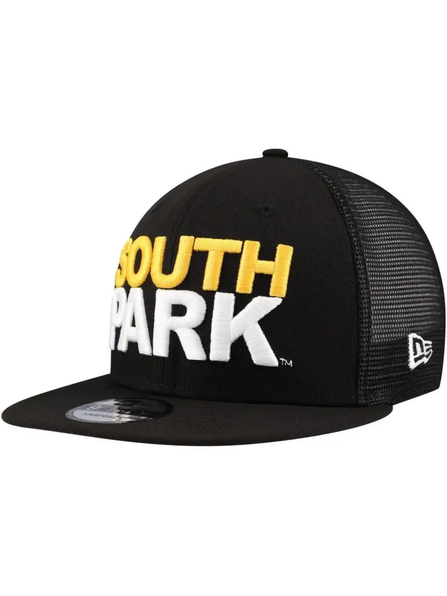 New Era Мужская черная кепка-тракер South Park 9FIFTY с застежкой-регулятором