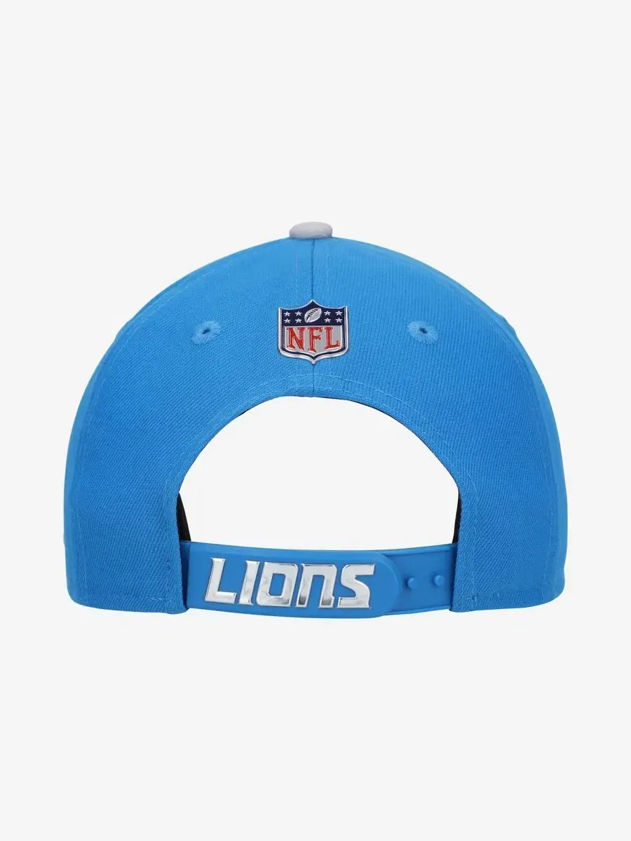 Кепка-снапбек с козырьком Detroit Lions 2026 NFL Draft New Era — изображение 4 из 5, синий серебристый