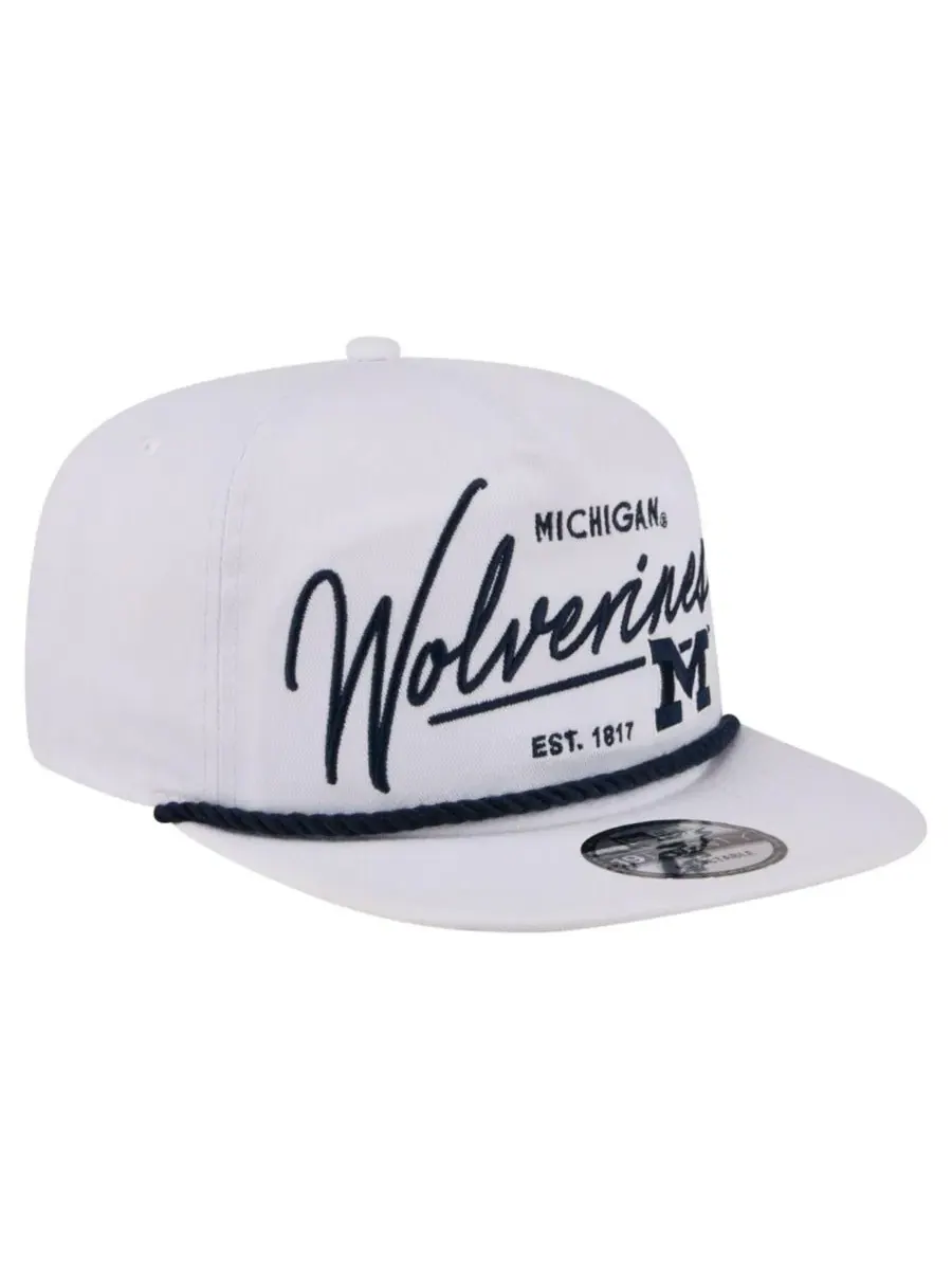 Кепка New Era с эмблемой Michigan Wolverines, Team Rope 19TWENTY