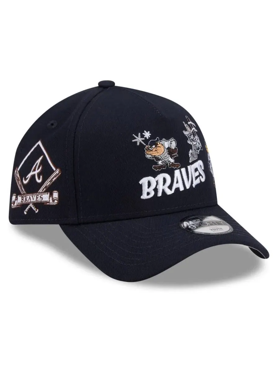 Бейсболка New Era Atlanta Braves Looney Tunes A-Frame 9FORTY
