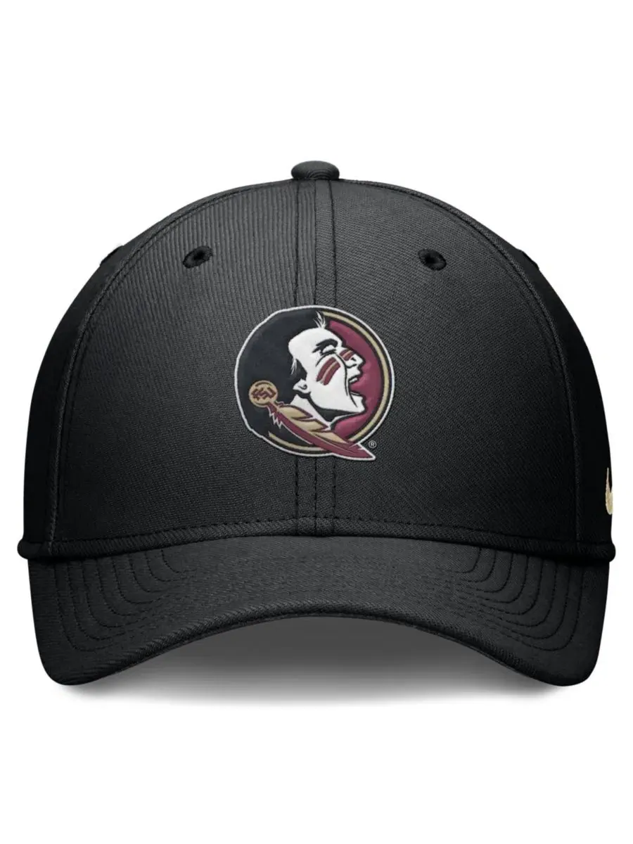 Кепка Nike с вышивкой Florida State Seminoles — изображение 2 из 4, черный