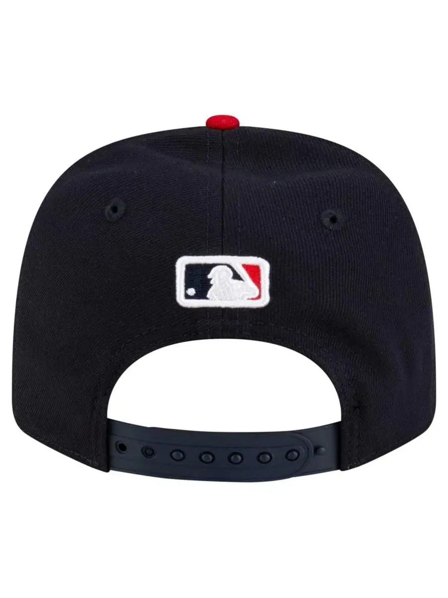 Кепка New Era 9SEVENTY с вышитым логотипом Atlanta Braves — изображение 3 из 4, темно-синий