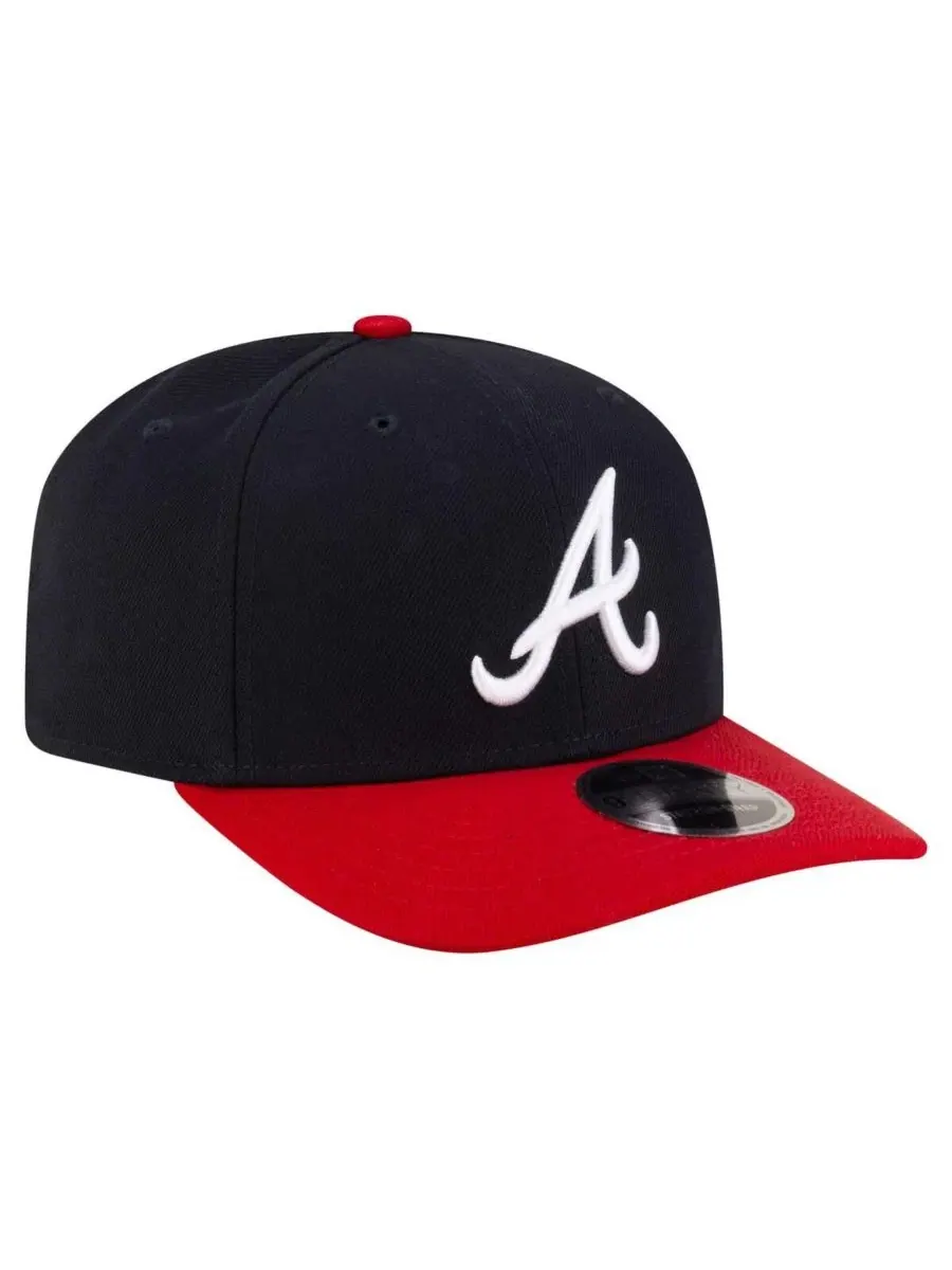 Кепка New Era 9SEVENTY с вышитым логотипом Atlanta Braves — изображение 4 из 4, темно-синий