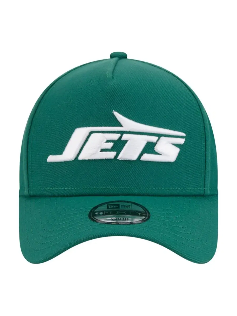 Кепка New York Jets 9FORTY A-Frame Adjustable Hat New Era — изображение 2 из 7, зеленый