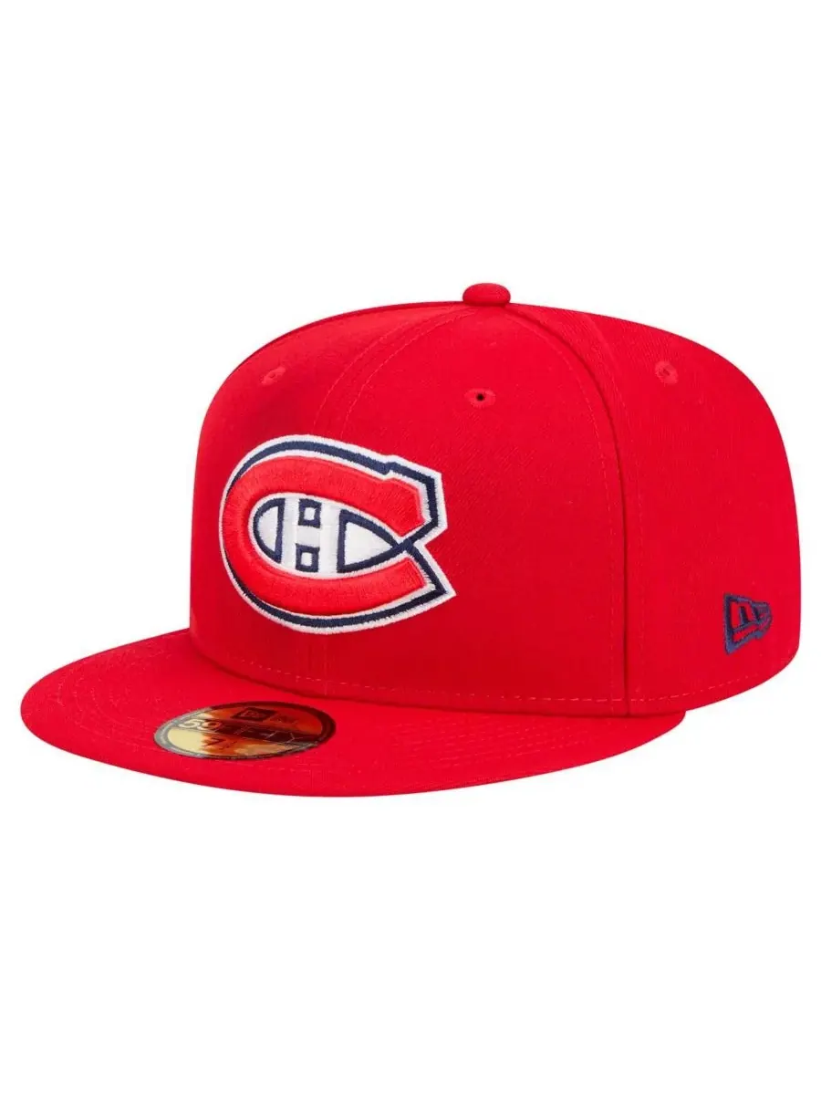 New Era Мужская красная бейсболка Montreal Canadiens Core 59FIFTY