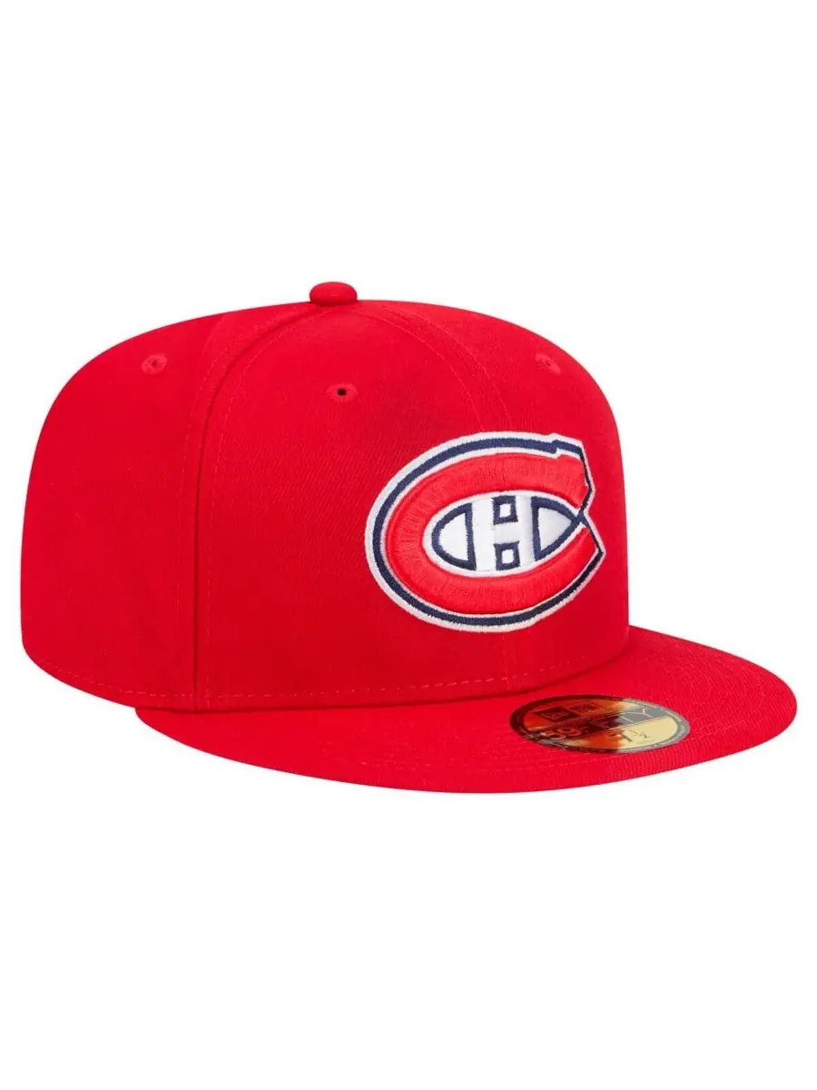 New Era Мужская красная бейсболка Montreal Canadiens Core 59FIFTY — изображение 3 из 4, красный