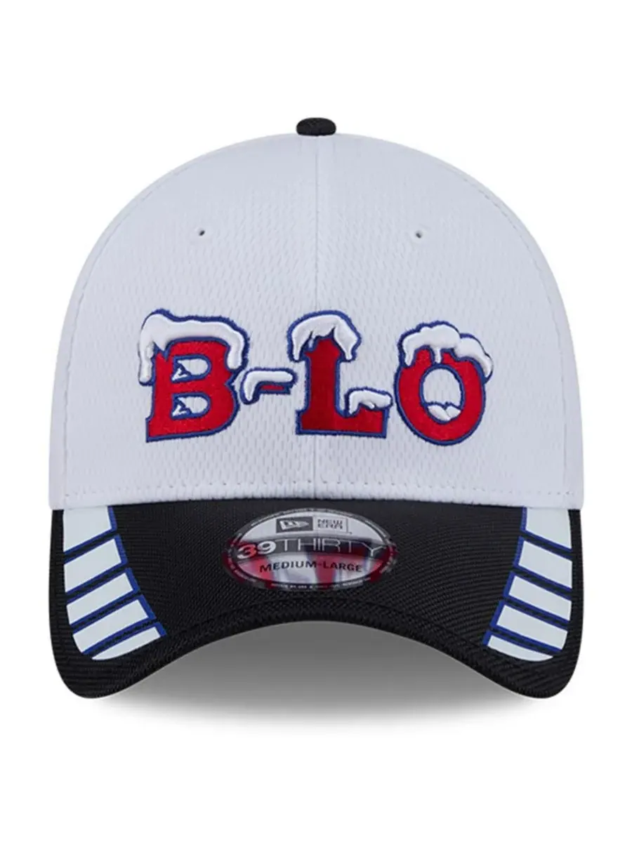 New Era Мужская белая бейсболка Buffalo Bills 2025 Rivalries Collection Fan Pack 39THIRTY Flex Hat — изображение 4 из 4