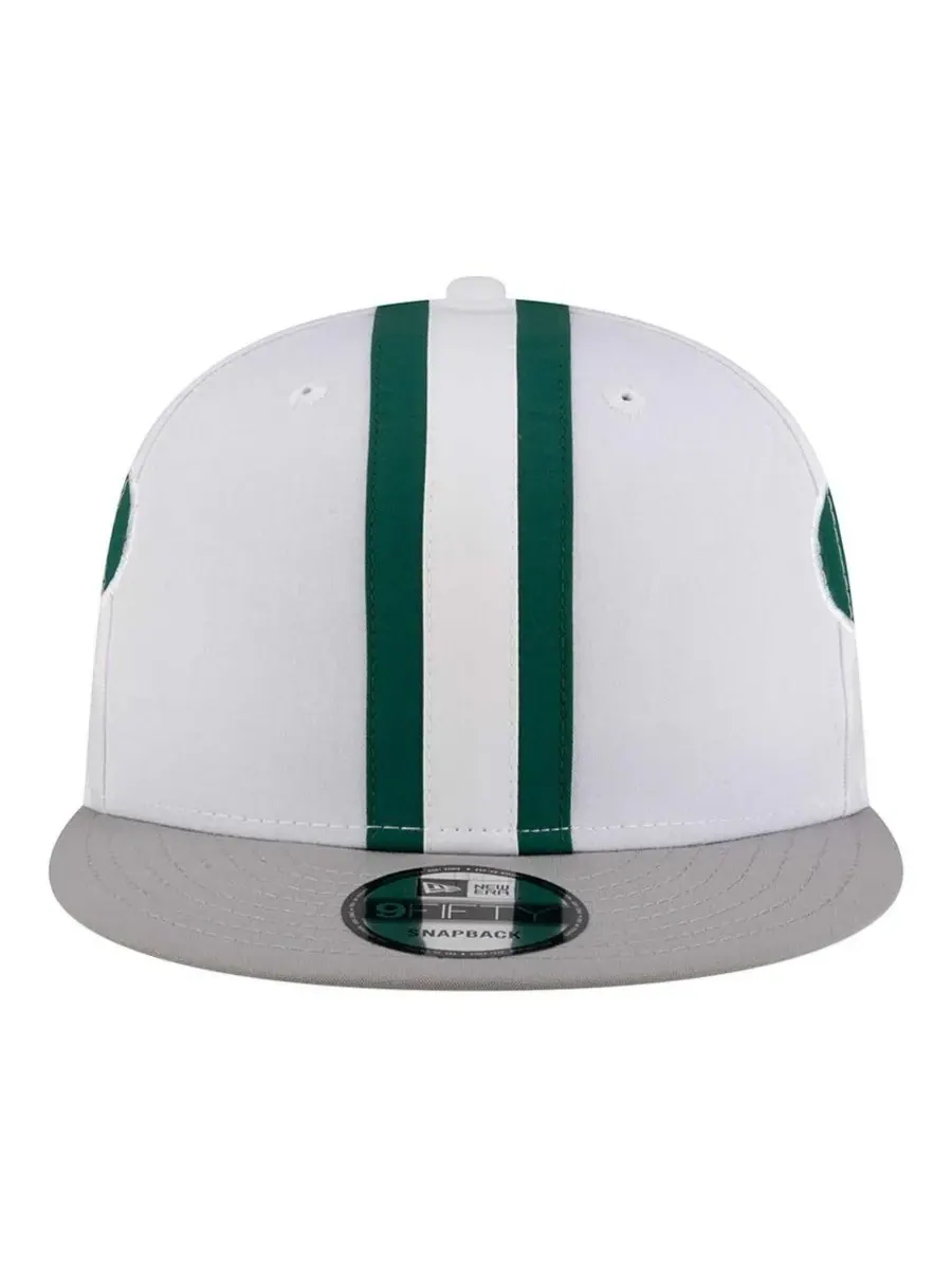 New Era Мужской белый шлем New York Jets в стиле ретро, кепка 9FIFTY Snapback — изображение 5 из 5