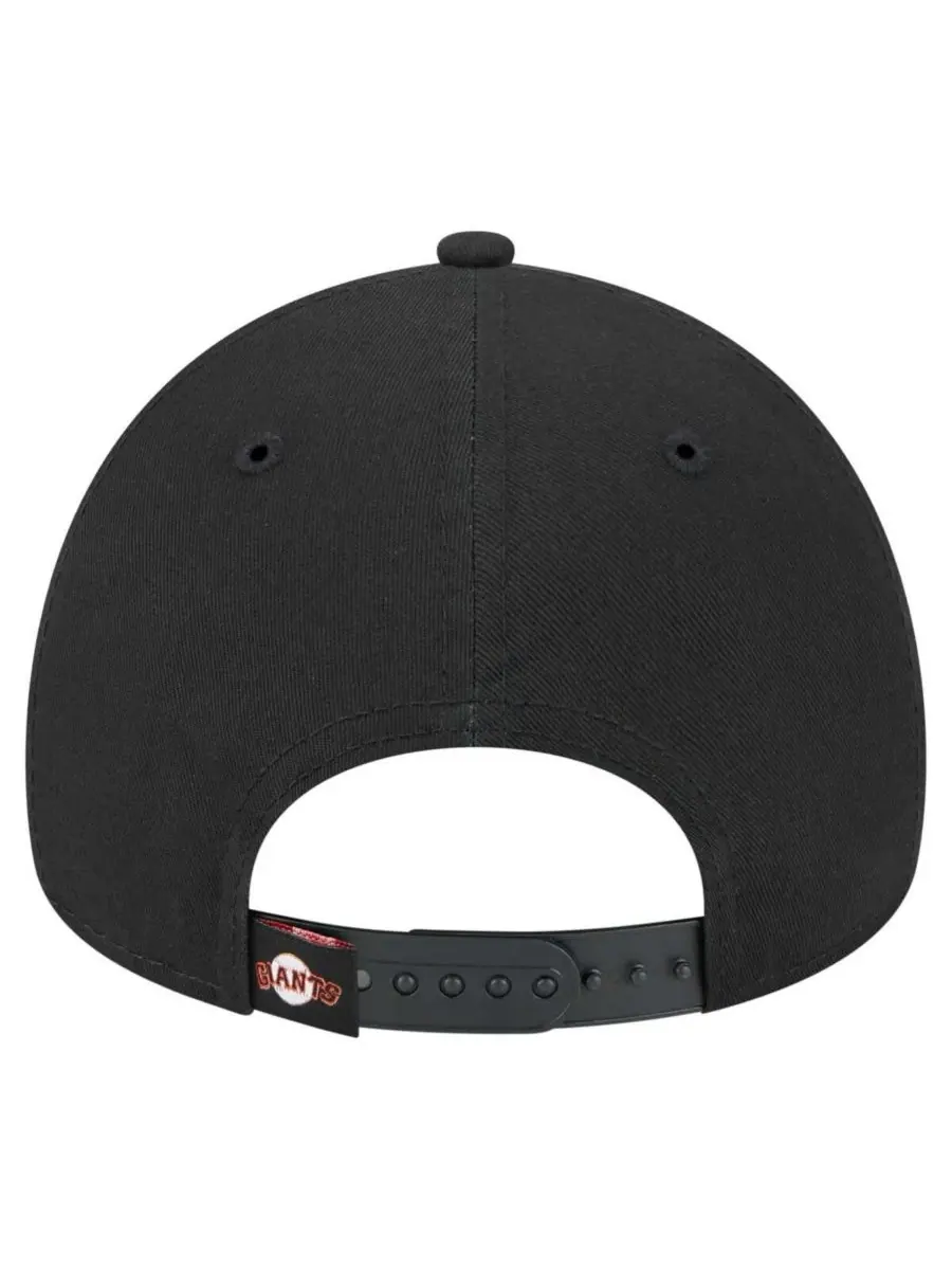 New Era Мужская черная регулируемая бейсболка San Francisco Giants 9FORTY A-Frame — изображение 2 из 5, черный
