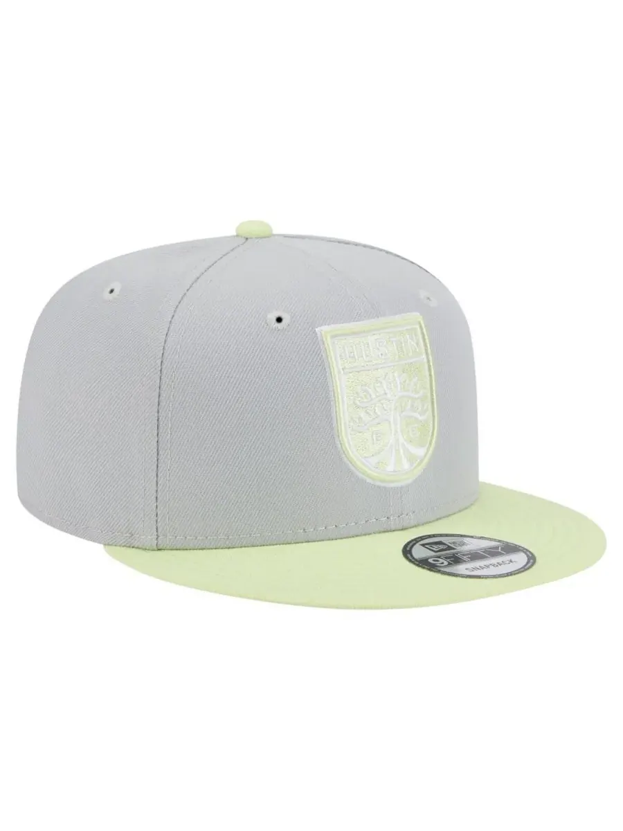New Era Мужская серая кепка Austin FC Color Pack Two-Tone 9FIFTY Snapback — изображение 3 из 4, серый