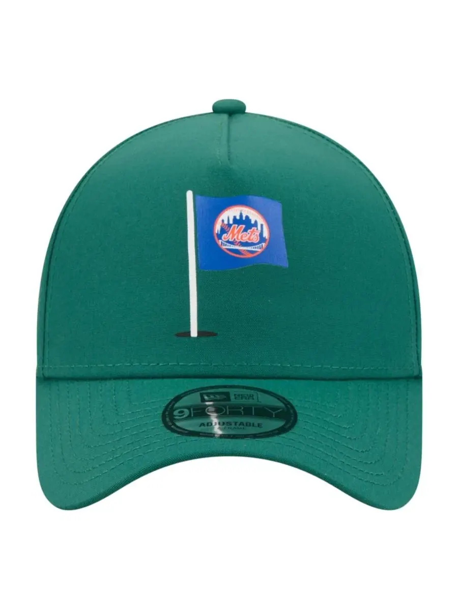 Бейсболка New York Mets Pin Seeker 9FORTY A-Frame New Era — изображение 2 из 5, зеленый