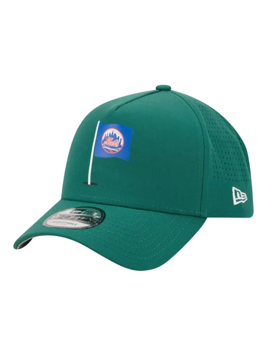 Бейсболка New York Mets Pin Seeker 9FORTY A-Frame New Era — изображение 3 из 5, зеленый