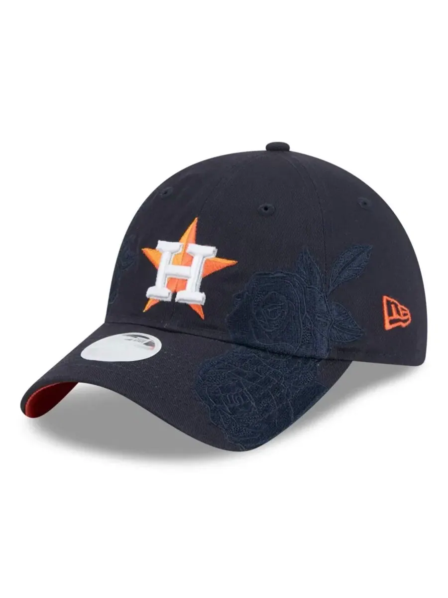Кепка с вышивкой роз Houston Astros 9TWENTY New Era