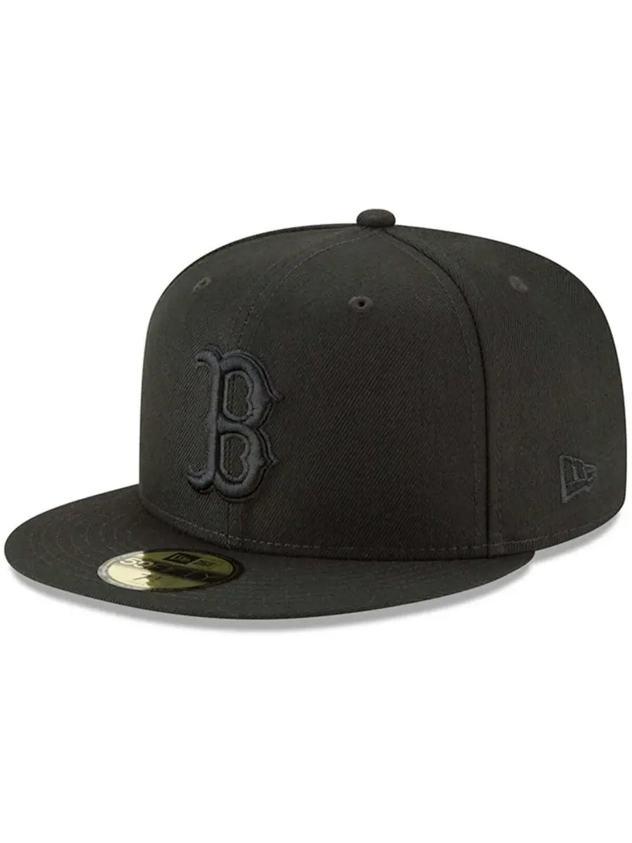 New Era Мужская черная бейсболка Boston Red Sox Basic 59FIFTY с основным логотипом