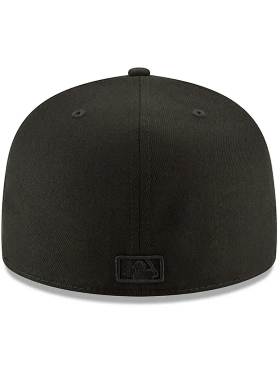 New Era Мужская черная бейсболка Seattle Mariners с основным логотипом, модель Basic 59FIFTY — изображение 2 из 4, черный
