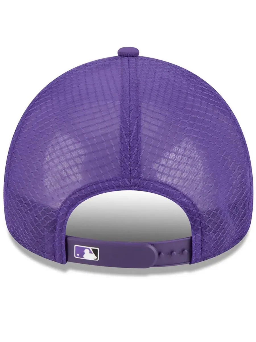 Бейсболка с вышитым логотипом New Era, Colorado Rockies — изображение 2 из 4, фиолетовый
