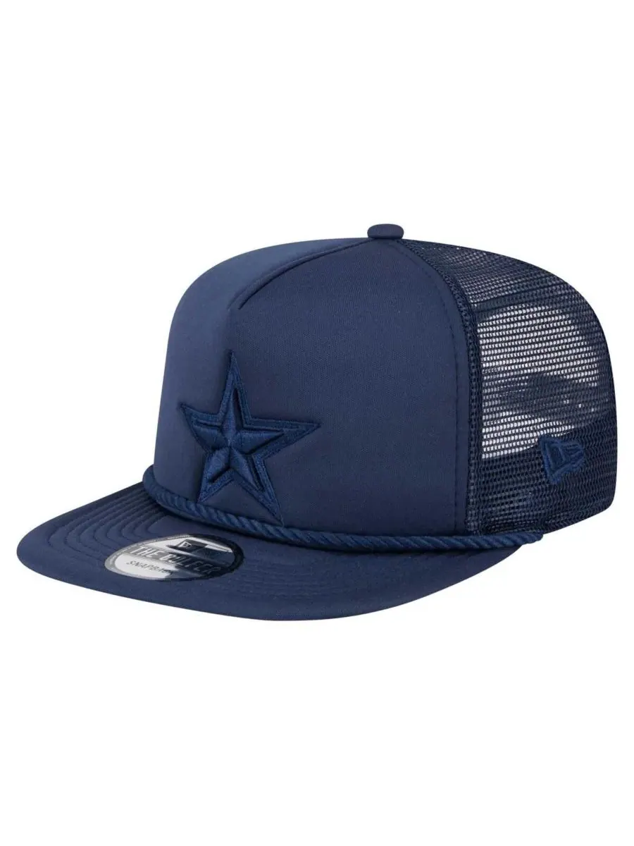 New Era Мужская темно-синяя бейсболка Dallas Cowboys Active Tone Golfer Snapback
