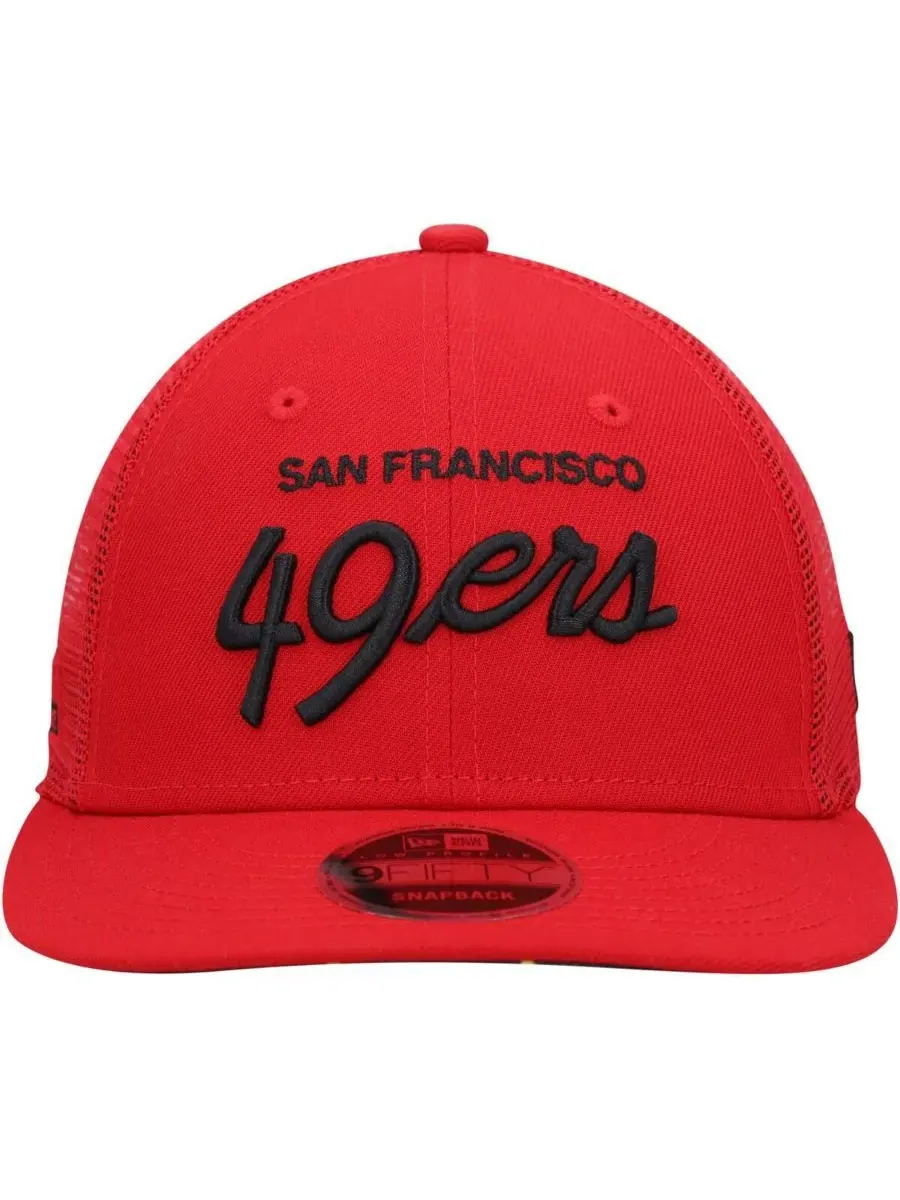 New Era Мужская алая кепка San Francisco 49ers, посвященная Месяцу истории чернокожих, 9FIFTY — изображение 2 из 4, алый