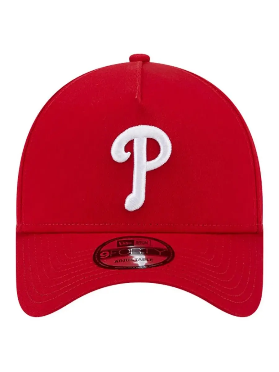 Мужская красная бейсболка Philadelphia Phillies в командных цветах, модель A-Frame 9FORTY — изображение 2 из 4, красный