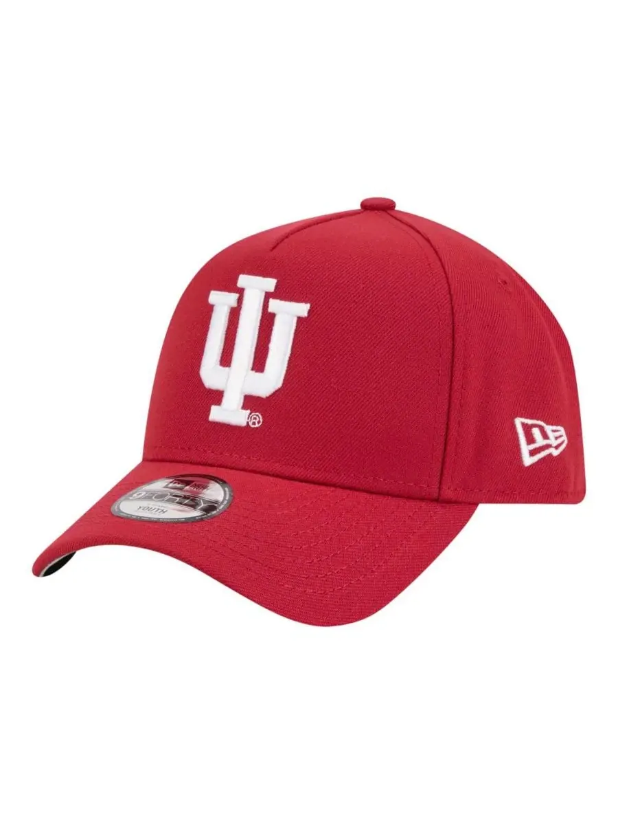 Детская бейсболка Big Boys and Girls Crimson Indiana Hoosiers 9FORTY A-Frame Adjustable Hat New
