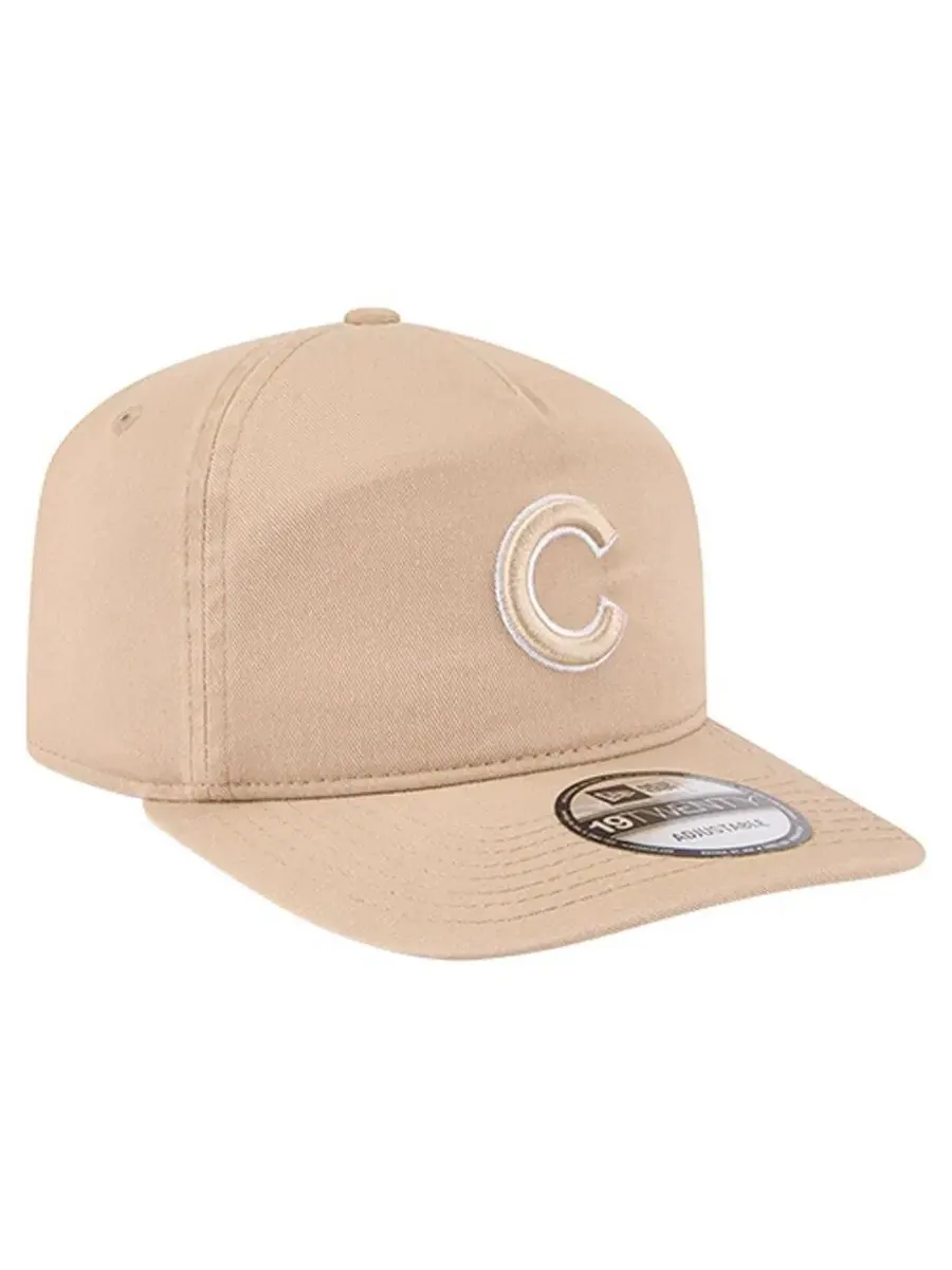 Мужская светло-бежевая регулируемая кепка Chicago Cubs Cam 19TWENTY New Era — изображение 3 из 4, светлый бежевый
