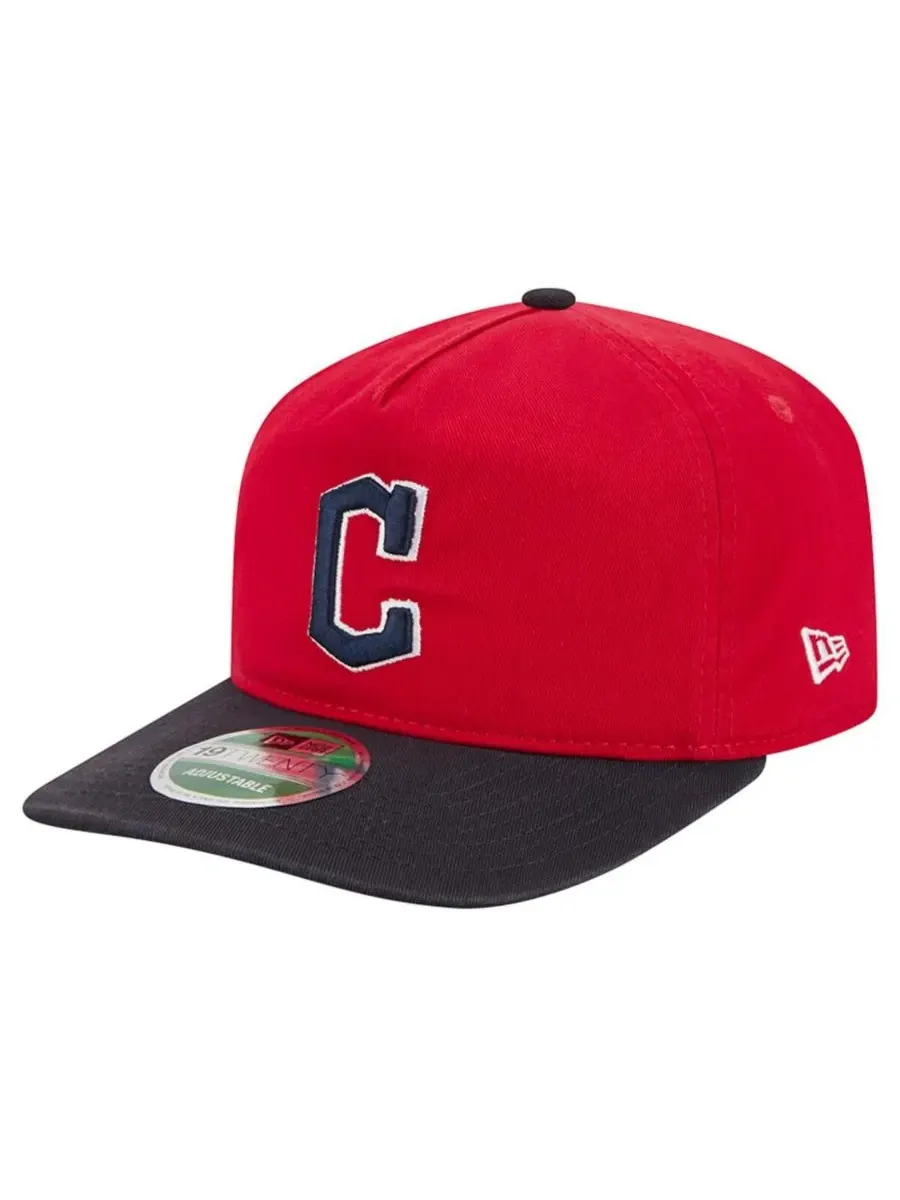 New Era Мужская красная регулируемая кепка Cleveland Guardians Team 19TWENTY