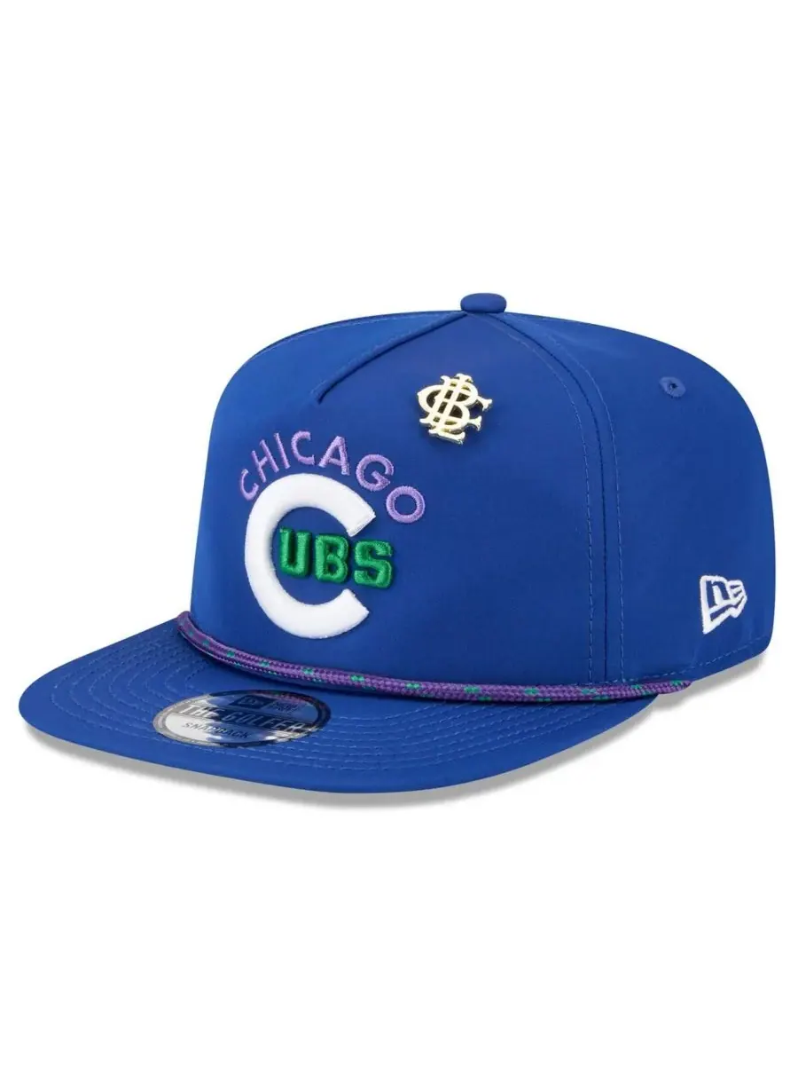 Мужская бейсболка Royal Chicago Cubs 2025 Big League Chew Golfer Snapback New Era