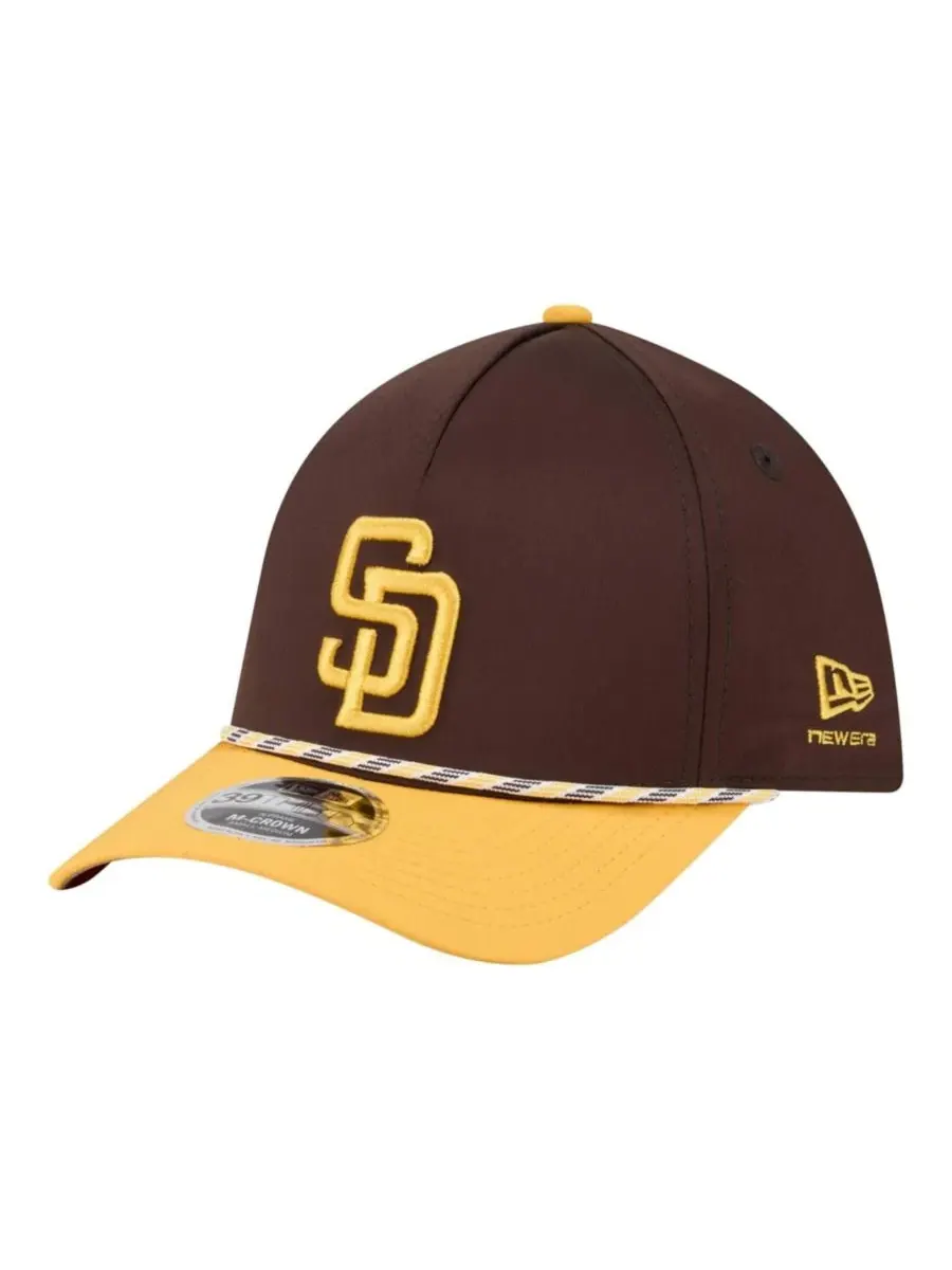 Бейсболка New Era San Diego Padres Rope M-Crown A-Frame 39THIRTY Flex