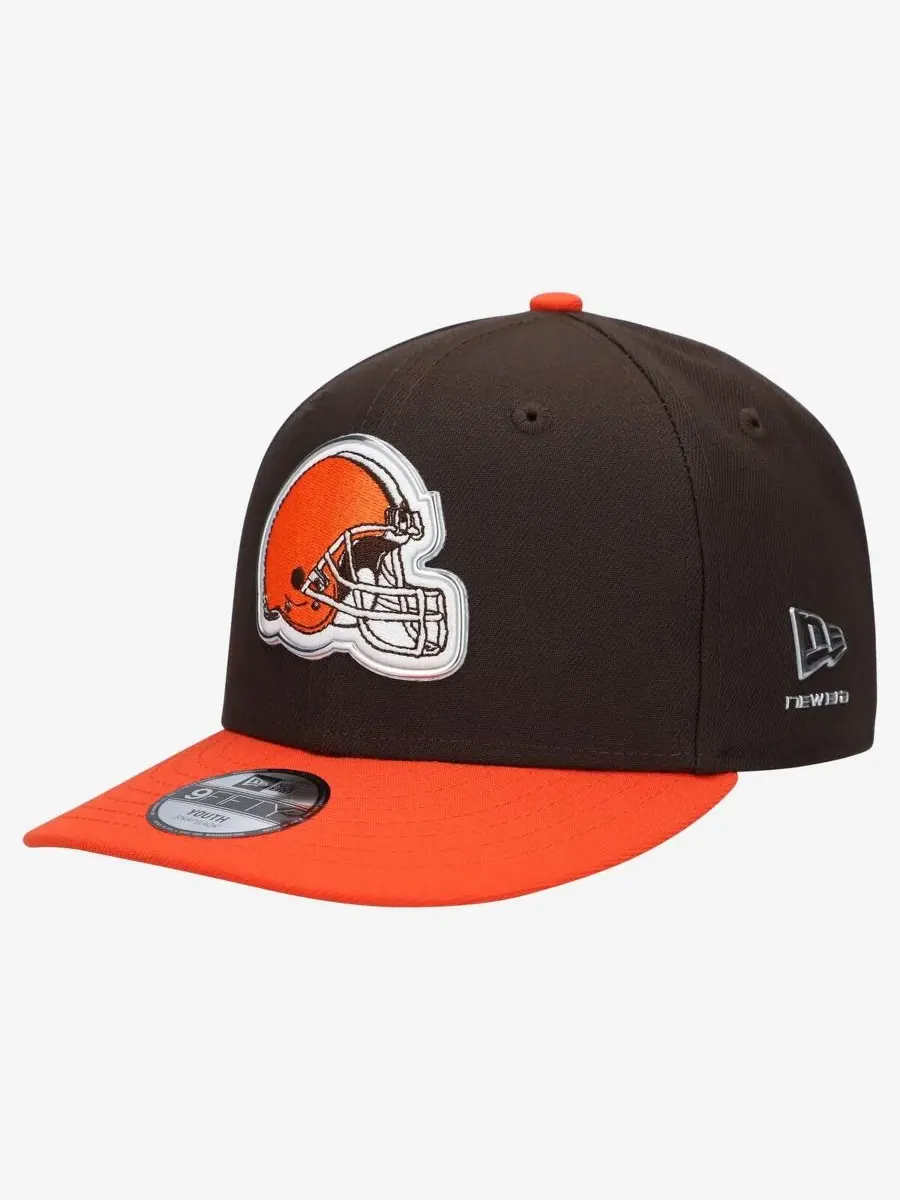 Кепка-снэпбек с вышитым логотипом Cleveland Browns New Era