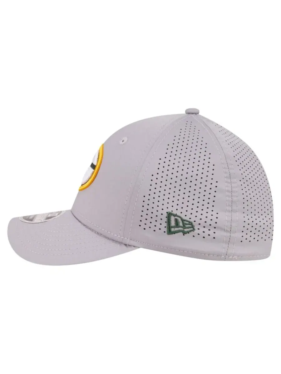 Кепка с вышивкой Green Bay Packers, M-Crown Flex Fit New Era — изображение 6 из 7, серый