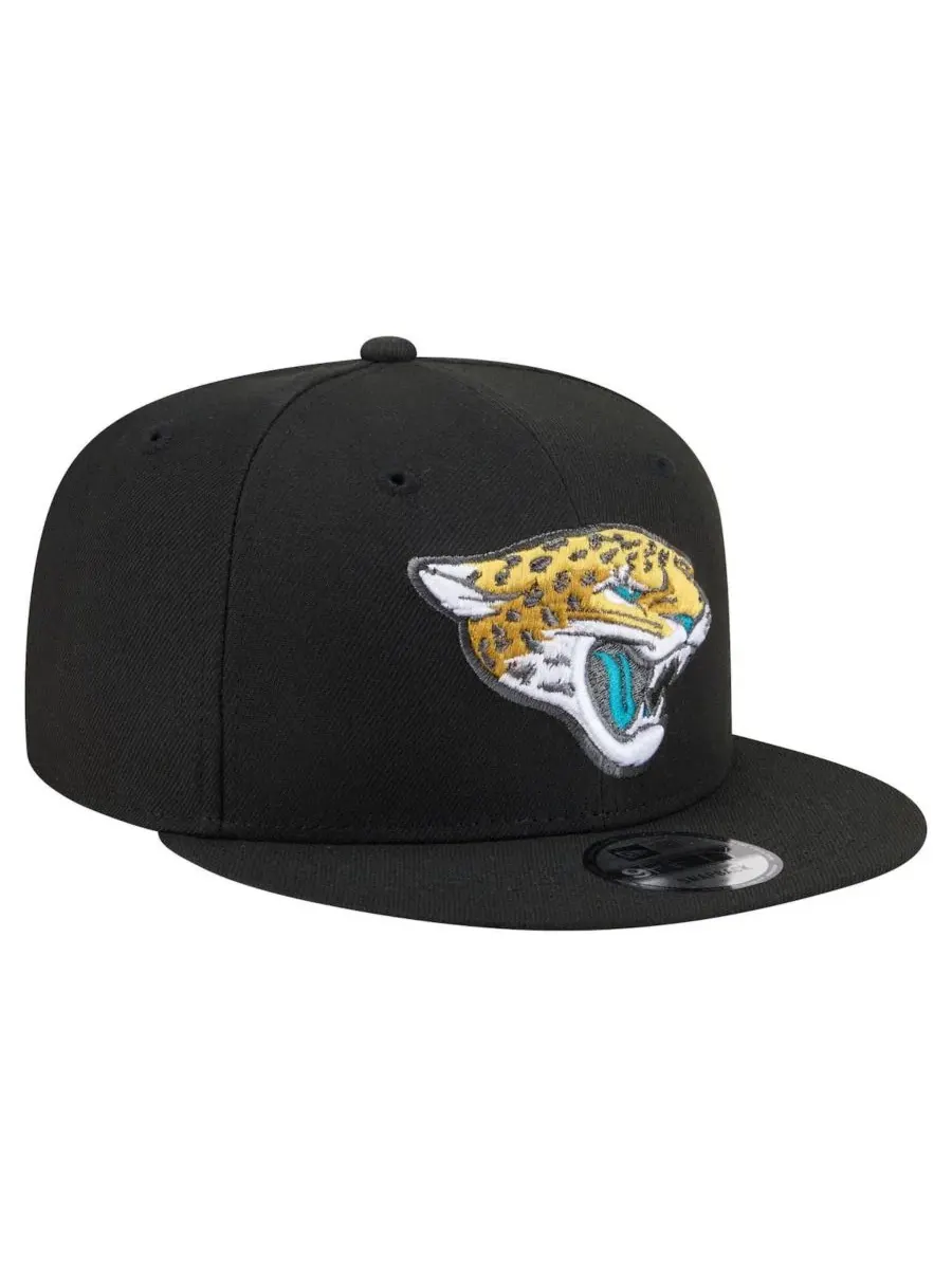 Кепка-снапбек New Era 9FIFTY с вышивкой Jacksonville Jaguars — изображение 3 из 4, черный