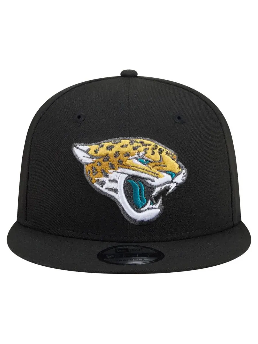Кепка-снапбек New Era 9FIFTY с вышивкой Jacksonville Jaguars — изображение 4 из 4, черный