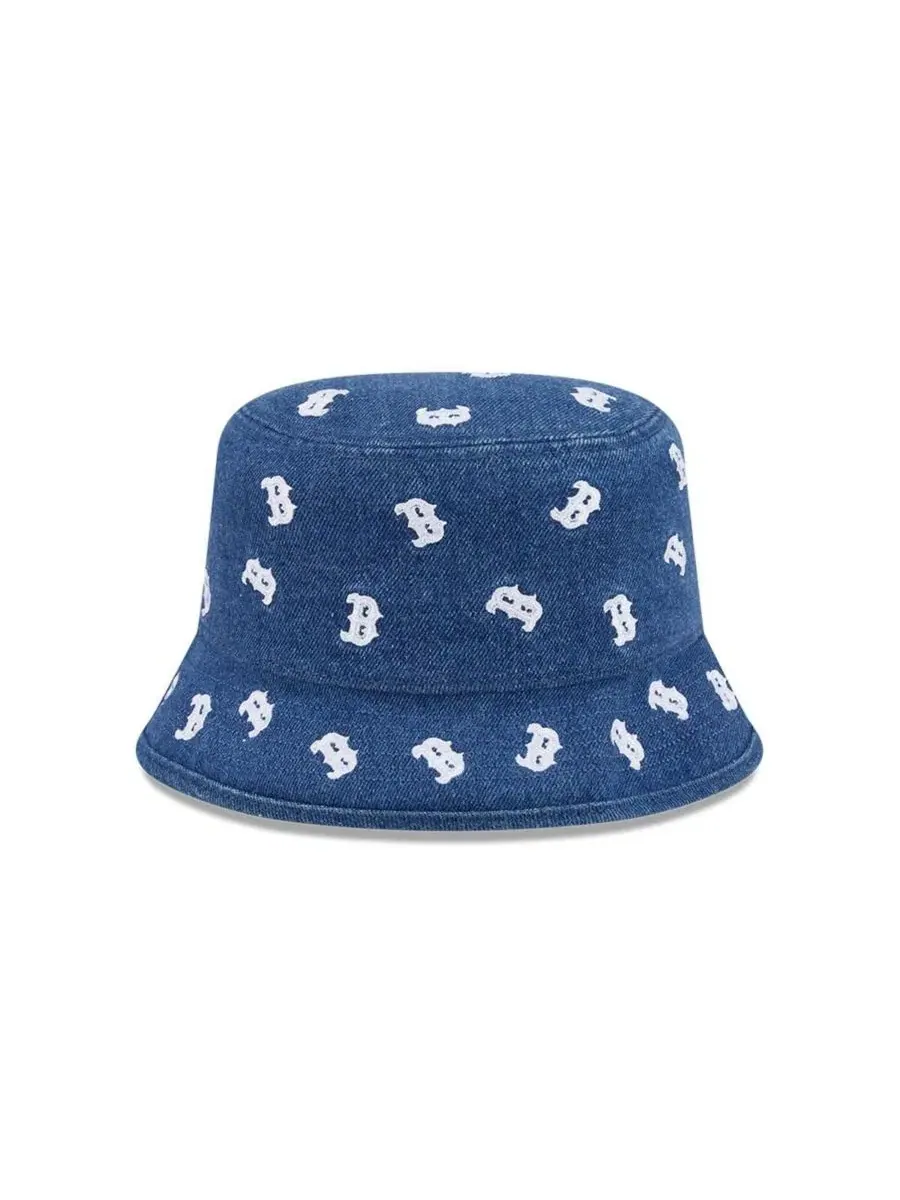Женская джинсовая кепка-панама Boston Red Sox Denim Micro New Era