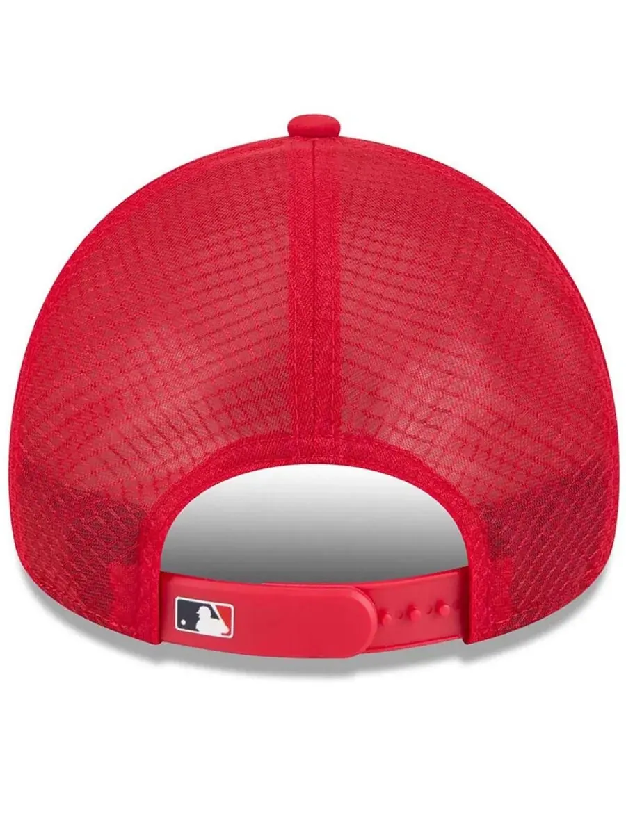 Кепка-тракер с вышитым логотипом Atlanta Braves New Era — изображение 2 из 4, красный