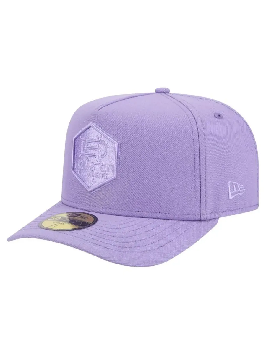 New Era Мужская фиолетовая кепка Houston Dynamo FC Color Pack A-Frame 59FIFTY Fitted Hat