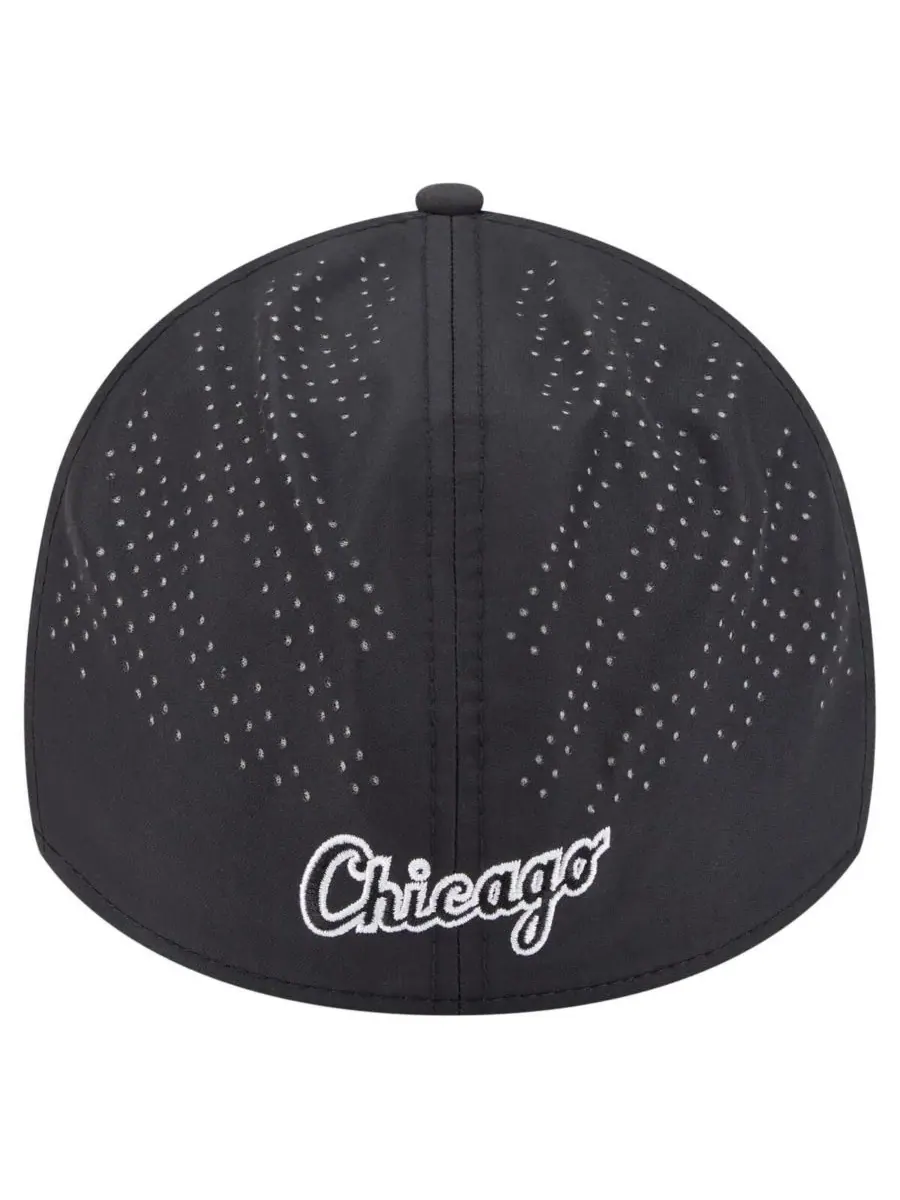 New Era Мужская черная бейсболка Chicago White Sox Night 39THIRTY Flex — изображение 4 из 5, черный