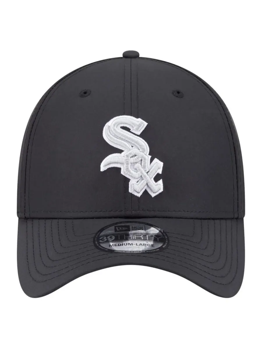 New Era Мужская черная бейсболка Chicago White Sox Night 39THIRTY Flex — изображение 5 из 5, черный