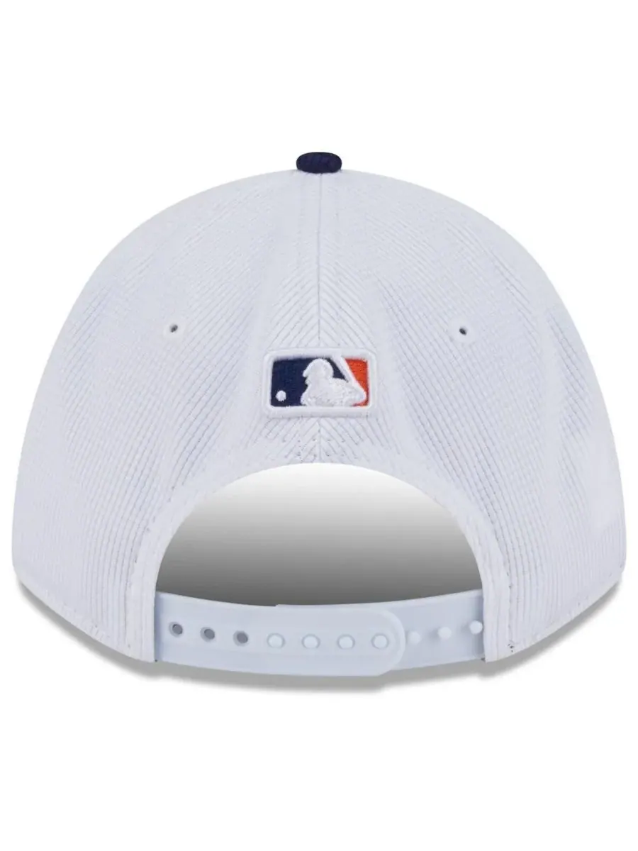 New Era Мужская белая/темно-синяя бейсболка Houston Astros 2025 City Connect Batting Practice — изображение 4 из 5