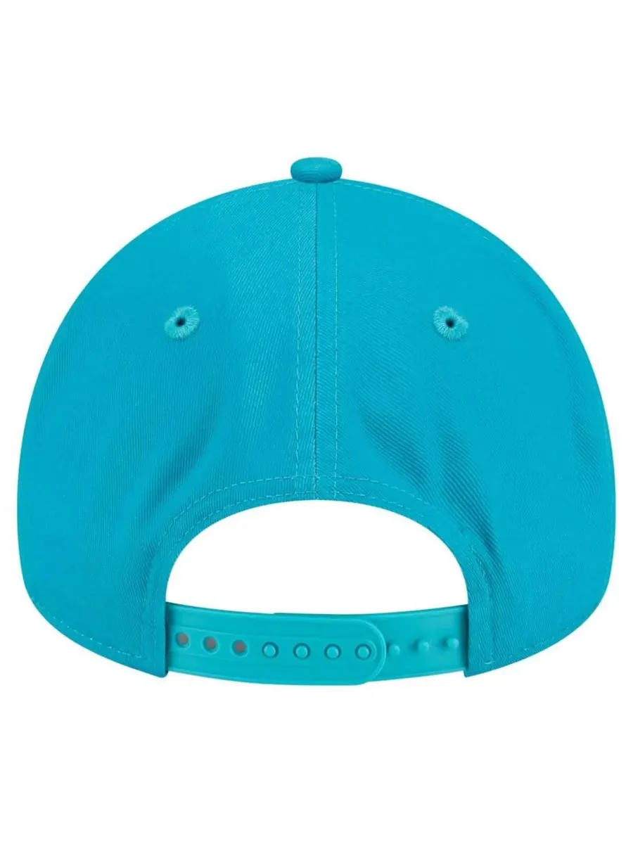 Мужская кепка Aqua Miami Dolphins Mystic 9FORTY A-Frame с регулируемой высотой New Era — изображение 4 из 4, голубой