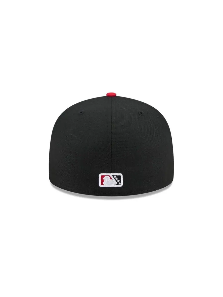 New Era Мужская черная кепка Fresno Grizzlies Theme Nights 59FIFTY — изображение 3 из 4, черный