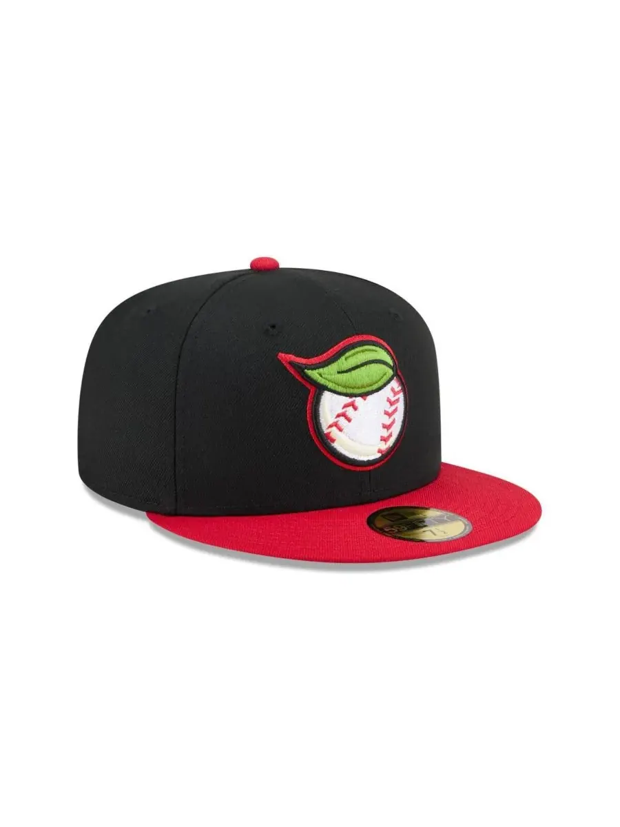 New Era Мужская черная кепка Fresno Grizzlies Theme Nights 59FIFTY — изображение 4 из 4, черный