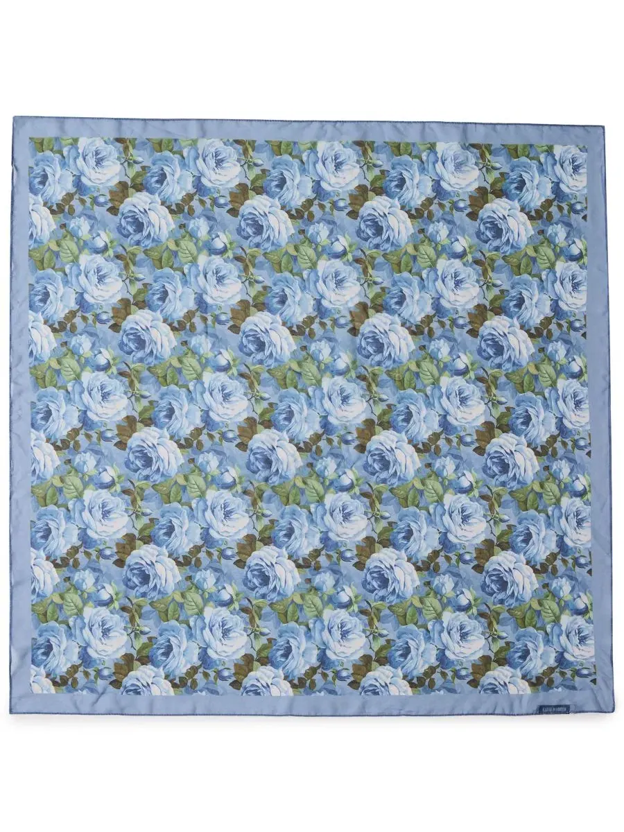 Шелковый шарф Vintage-Inspired Floral Square Scarf Steve Madden