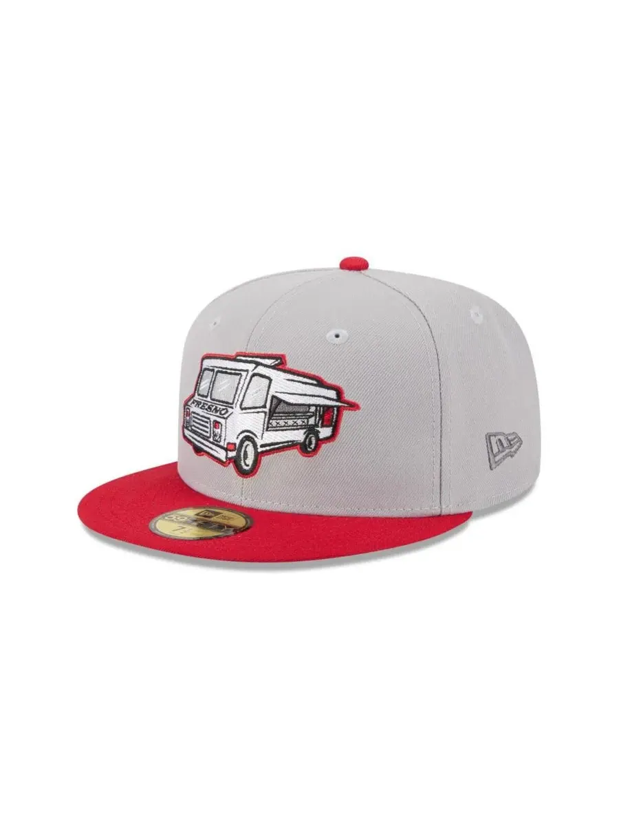 New Era Мужская серая кепка Fresno Grizzlies Theme Nights 59FIFTY