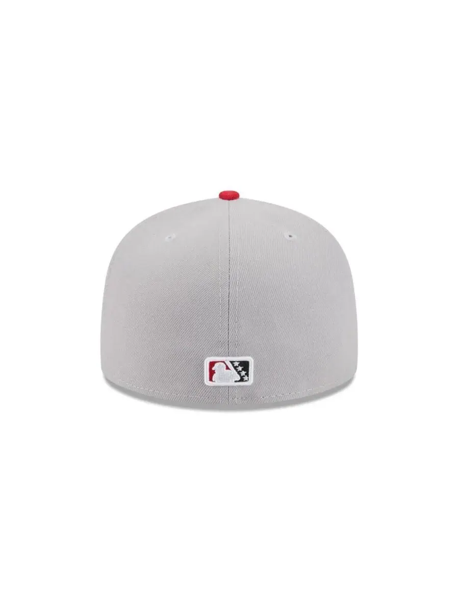 New Era Мужская серая кепка Fresno Grizzlies Theme Nights 59FIFTY — изображение 4 из 4, серый