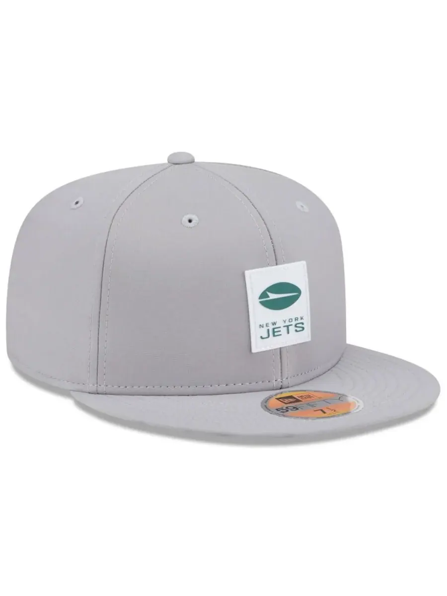 New Era Мужская серая бейсболка New York Jets 2025 Sideline 59FIFTY — изображение 4 из 5, серый
